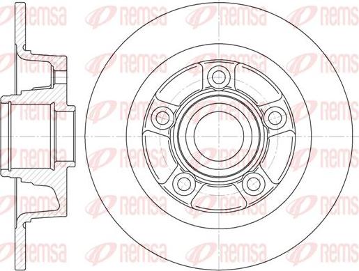 Kawe 61115 00 - Спирачен диск vvparts.bg