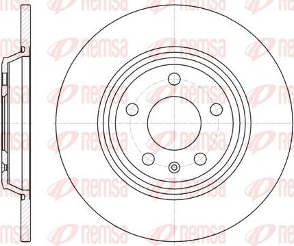 Kawe 61112 00 - Спирачен диск vvparts.bg