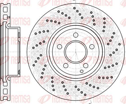 Kawe 61185 10 - Спирачен диск vvparts.bg