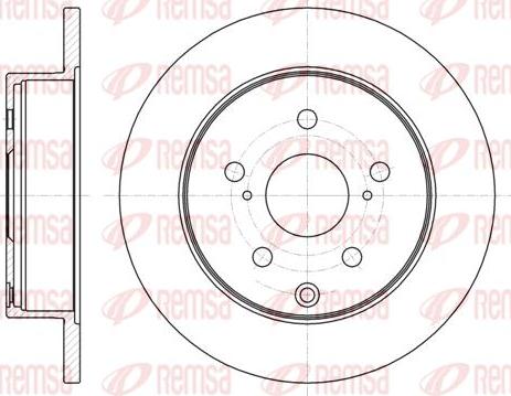 Kawe 61188 00 - Спирачен диск vvparts.bg