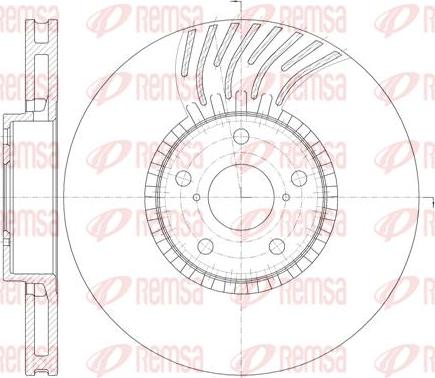 Kawe 61179 11 - Спирачен диск vvparts.bg