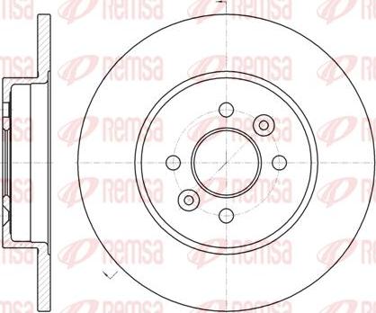 Kawe 61176 00 - Спирачен диск vvparts.bg