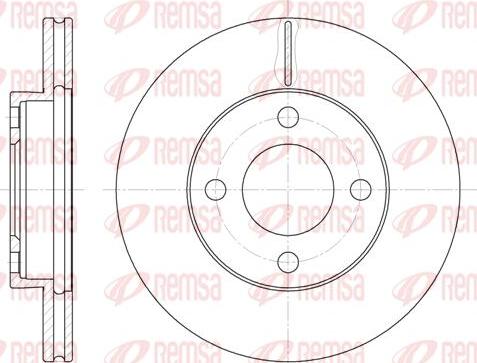 Kawe 6185 10 - Спирачен диск vvparts.bg