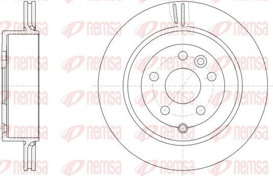 Kawe 61868 10 - Спирачен диск vvparts.bg