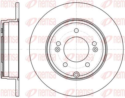 Kawe 61884 00 - Спирачен диск vvparts.bg