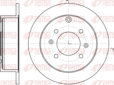 Kawe 61883 00 - Спирачен диск vvparts.bg