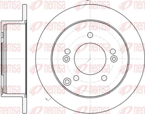 Kawe 61399 00 - Спирачен диск vvparts.bg