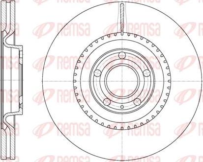 Kawe 61392 10 - Спирачен диск vvparts.bg