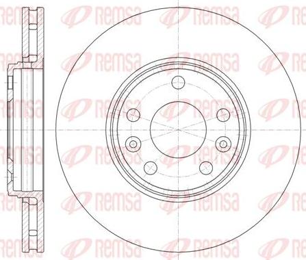 Kawe 61344 10 - Спирачен диск vvparts.bg