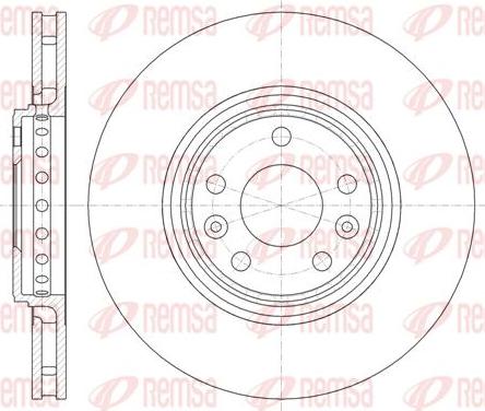 Kawe 61345 10 - Спирачен диск vvparts.bg