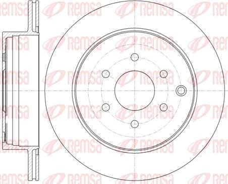 Kawe 61354 10 - Спирачен диск vvparts.bg