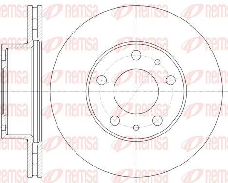 Kawe 61351 10 - Спирачен диск vvparts.bg