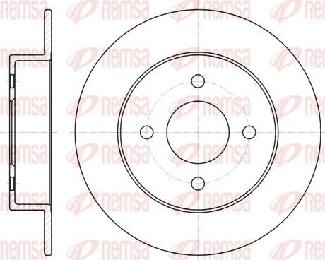 Kawe 61353 00 - Спирачен диск vvparts.bg