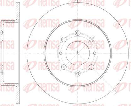 Kawe 61352 00 - Спирачен диск vvparts.bg