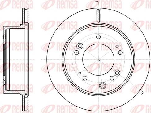 Kawe 61306 10 - Спирачен диск vvparts.bg