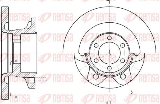 Kawe 61308 00 - Спирачен диск vvparts.bg