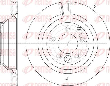 Kawe 61302 10 - Спирачен диск vvparts.bg