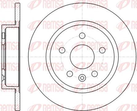 Kawe 61316 00 - Спирачен диск vvparts.bg