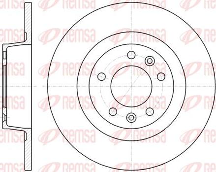 Kawe 61312 00 - Спирачен диск vvparts.bg