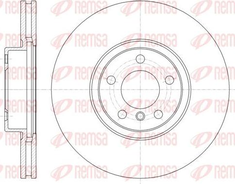 Kawe 61335 10 - Спирачен диск vvparts.bg