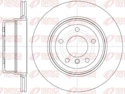 Kawe 61336 10 - Спирачен диск vvparts.bg