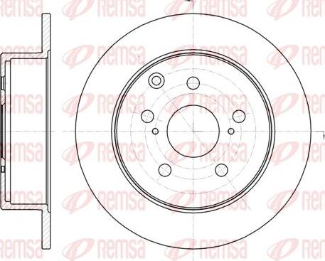 Kawe 61324 00 - Спирачен диск vvparts.bg