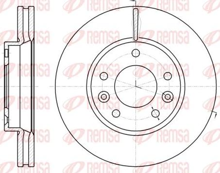 Kawe 61294 10 - Спирачен диск vvparts.bg