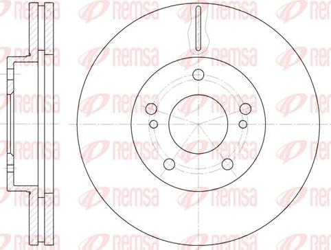 Kawe 61242 10 - Спирачен диск vvparts.bg