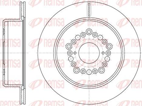 Kawe 61254 10 - Спирачен диск vvparts.bg