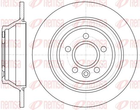 Kawe 61265 00 - Спирачен диск vvparts.bg