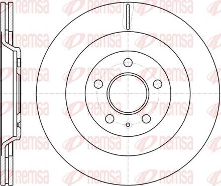 Kawe 61267 10 - Спирачен диск vvparts.bg