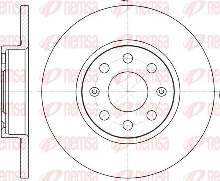 Kawe 61209 00 - Спирачен диск vvparts.bg