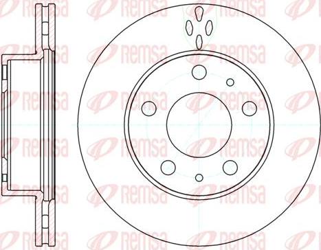 Kawe 61204 10 - Спирачен диск vvparts.bg