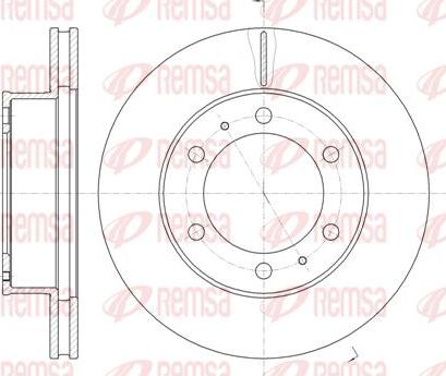 Kawe 61205 10 - Спирачен диск vvparts.bg