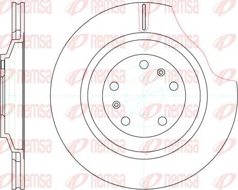 Kawe 61206 10 - Спирачен диск vvparts.bg