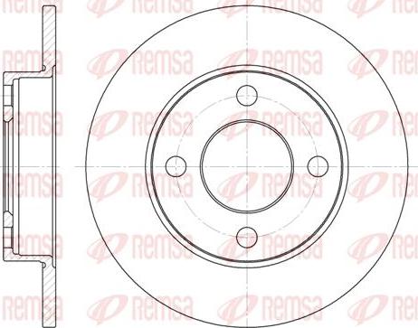 Kawe 6120 00 - Спирачен диск vvparts.bg