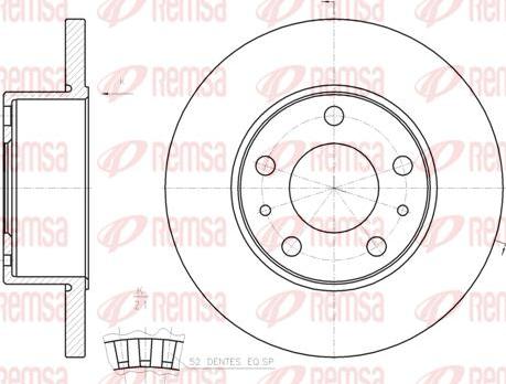 Kawe 61202 00 - Спирачен диск vvparts.bg