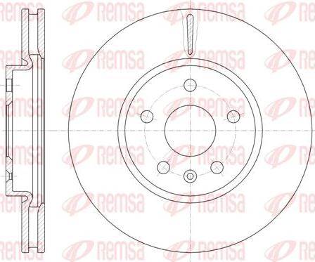 Kawe 61286 10 - Спирачен диск vvparts.bg