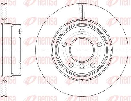 Kawe 61231 10 - Спирачен диск vvparts.bg