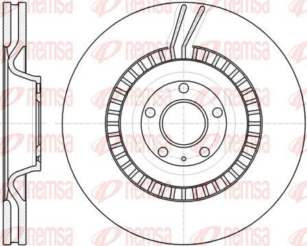 Kawe 61238 10 - Спирачен диск vvparts.bg