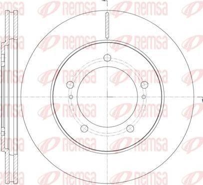 Kawe 61233 10 - Спирачен диск vvparts.bg