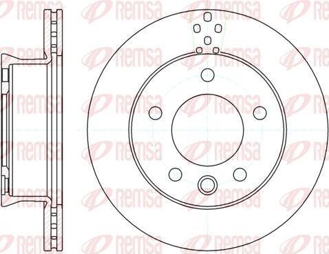 Kawe 61275 10 - Спирачен диск vvparts.bg