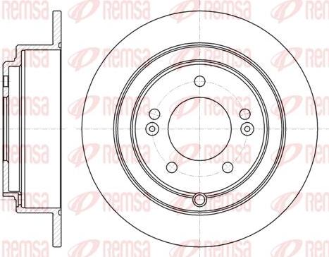 Kawe 61276 00 - Спирачен диск vvparts.bg