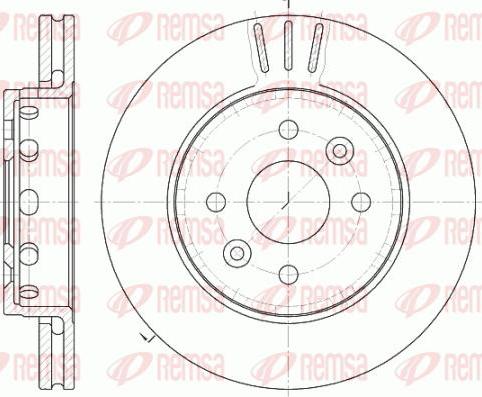 Kawe 61272 10 - Спирачен диск vvparts.bg