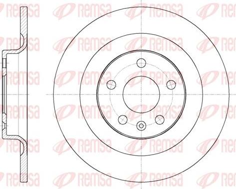 Kawe 61796 00 - Спирачен диск vvparts.bg