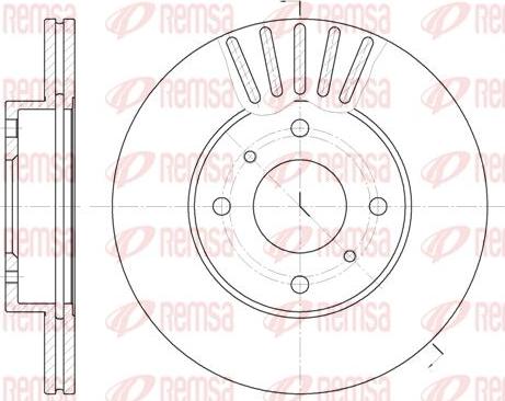 Kawe 6179 10 - Спирачен диск vvparts.bg