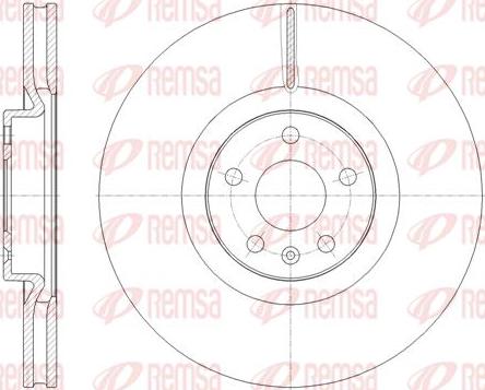 Kawe 61797 10 - Спирачен диск vvparts.bg