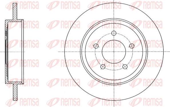 Kawe 61719 00 - Спирачен диск vvparts.bg