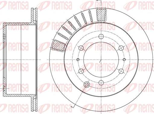 Kawe 61713 10 - Спирачен диск vvparts.bg