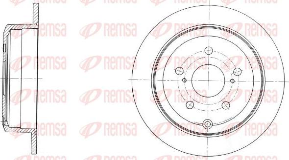 Kawe 61732 00 - Спирачен диск vvparts.bg